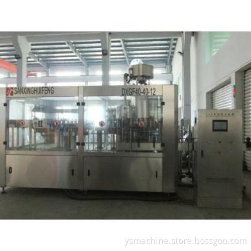 carbonated drink 3 in 1 machine, DXGF filling machine